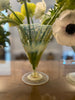 Estate Collection Antique English Opalescent Vaseline Glass Vases