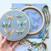 Embroidery Kit - Moth Sampler Embroidery Kit