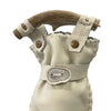 Handmade Leather Wine Bag w/Antler Handles