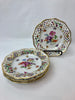 Estate Collection - China - Fine Set of Dresden Schumann Bavaria Pierced Rim Dessert Plates