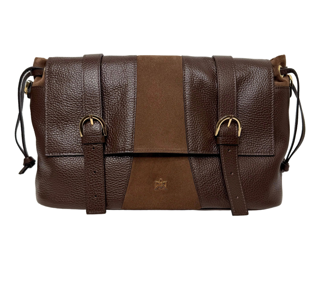 Cuoieria Fiorentina - Sybel Flap Bag in Chocolate