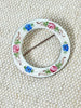 Estate Collection Brooch - Sterling Circle Guilloche Floral Pin