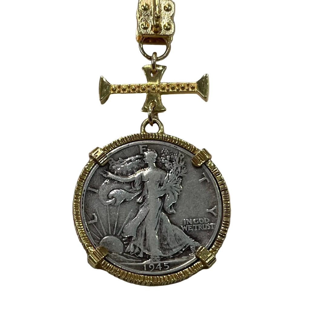Vignette - Walking Liberty Coin w/Gold Bar