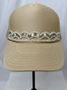 Revelry Bloom Mardi Gras Trucker Hats - Tan