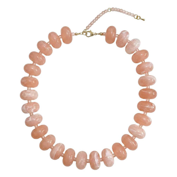 Necklace - Marlan Chunky Beaded Necklace