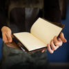 Leather Portfolio with Notepad Black or Brown