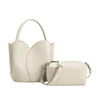Purse - Tulip Vegan Leather Top Handle Bag in Bone