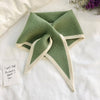Scarf - Knitted Triangle Scarf - Several Colors