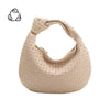 Purse - Brigitte Large Studded Bone Shoulder Bag