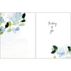 Greeting Cards - Sympathy Greeting Card - Soft Blue Wreath