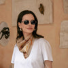 Scarf - Camilla - Silk Bandana - Bronze
