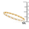 Bracelet - Alternating Enamel Heart Bangle