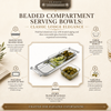 Arthur Court - Beaded Compartment Serving Bowls