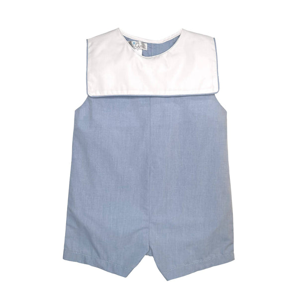 Romper with Square Collar - Perfect For A Monogram