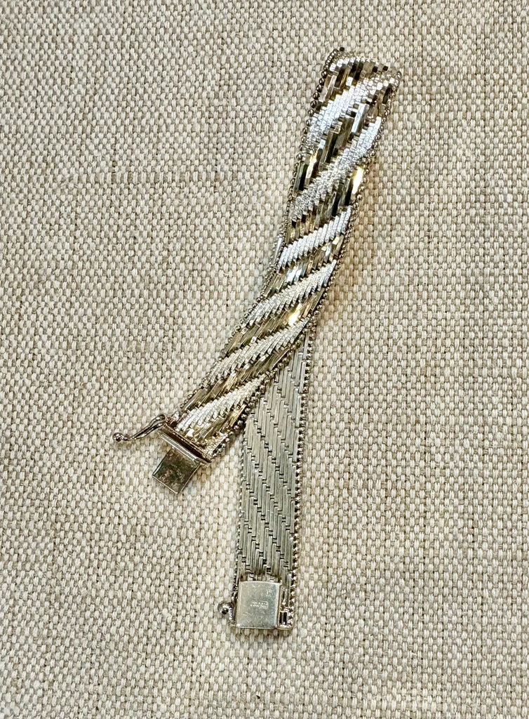 Estate Collection - Vintage Sterling  Italian Bracelets