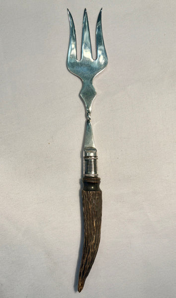 Estate Collection - Antique Silver Horn Fork