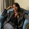 Scaf - Gabriella - Hand Rolled Silk Foulard - Rosewood