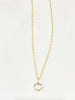 Dina Mackney - Petite Circle Charm Necklace - Several Colors