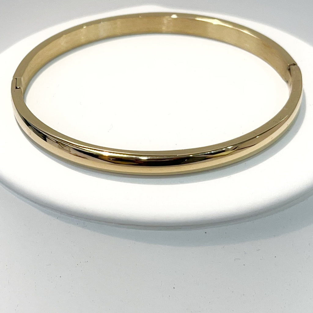 Bracelet - Thin Gold Bangle