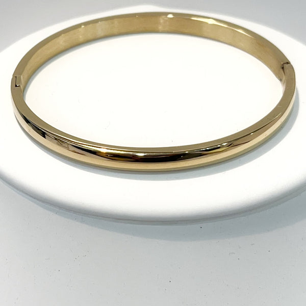 Bracelet - Thin Gold Bangle
