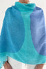 Scarf -  Linen Scarf: Loopy Blue & Blue