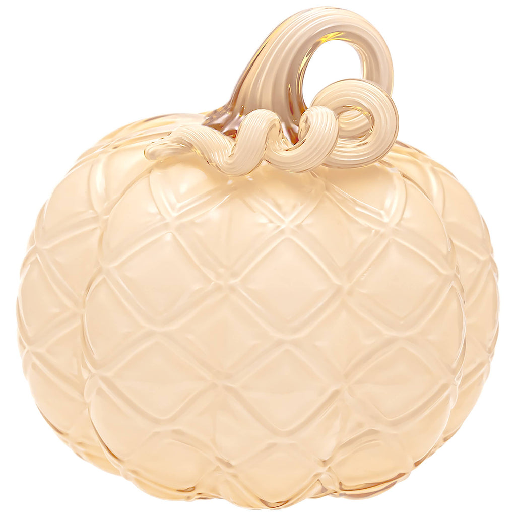 Pumpkin - Butter Diamond Glass Pumpkin Fall