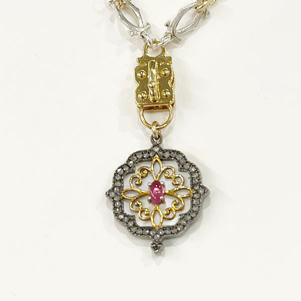 Vignette - Auddrey Pink Tourmaline & Diamonds
