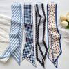 Scarf - Fresh Stripes Long Skinny Scarf