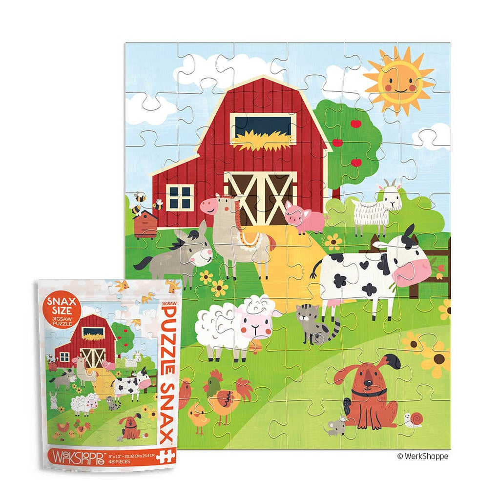 Puzzle - Farm Life 48 Piece Puzzle Snax