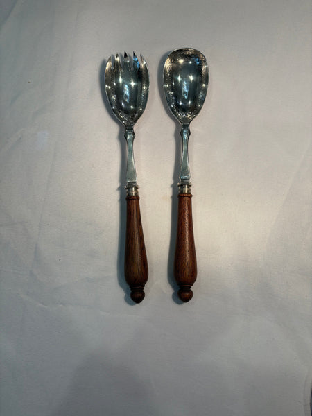 Estate Collection - Vintage Silver Salad Server Set
