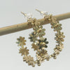 Earrings - Belle Flower Hoops