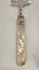 Estate Collection - Antique Silver and Mother of Pearl Large Serving Fork