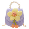 Purse - Girl's Floral Pattern Crossbody Bag