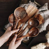 Wooden Cooking Utensils - 7-Piece Set