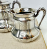 Estate Collection Silver Plate Creamer & Sugar