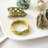 Hair Accessories - Seamless Boho Mesh Fisherman Net Hair Ties (Set of 6)