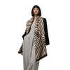 Wrap - Cozy Cashmere Feel Travel Wrap Black/Tan Reversible