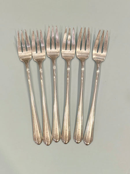 Estate Collection - Sterling Hors d'Oeuvres Fork Set of 6