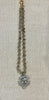 Necklace - Antique Sterling English Watch Fob Necklace w/Quartz Chain