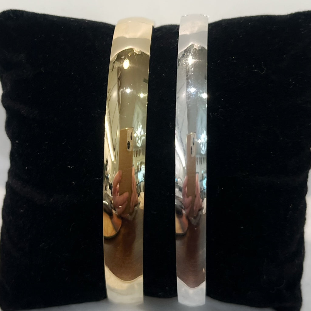 Bracelet - Gold or Silver Stacking Bangles