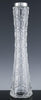 Estate Collection - Antique Cut Glass and Sterling Tall Vase