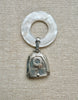Estate Collection - Vintage Sterling and Mother of Pearl Baby Rattle