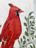 Towel - Cardinal On Limb Kitchen Towel