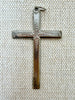 Estate Collection - Vintage Engraved Silver Plated Cross Pendant