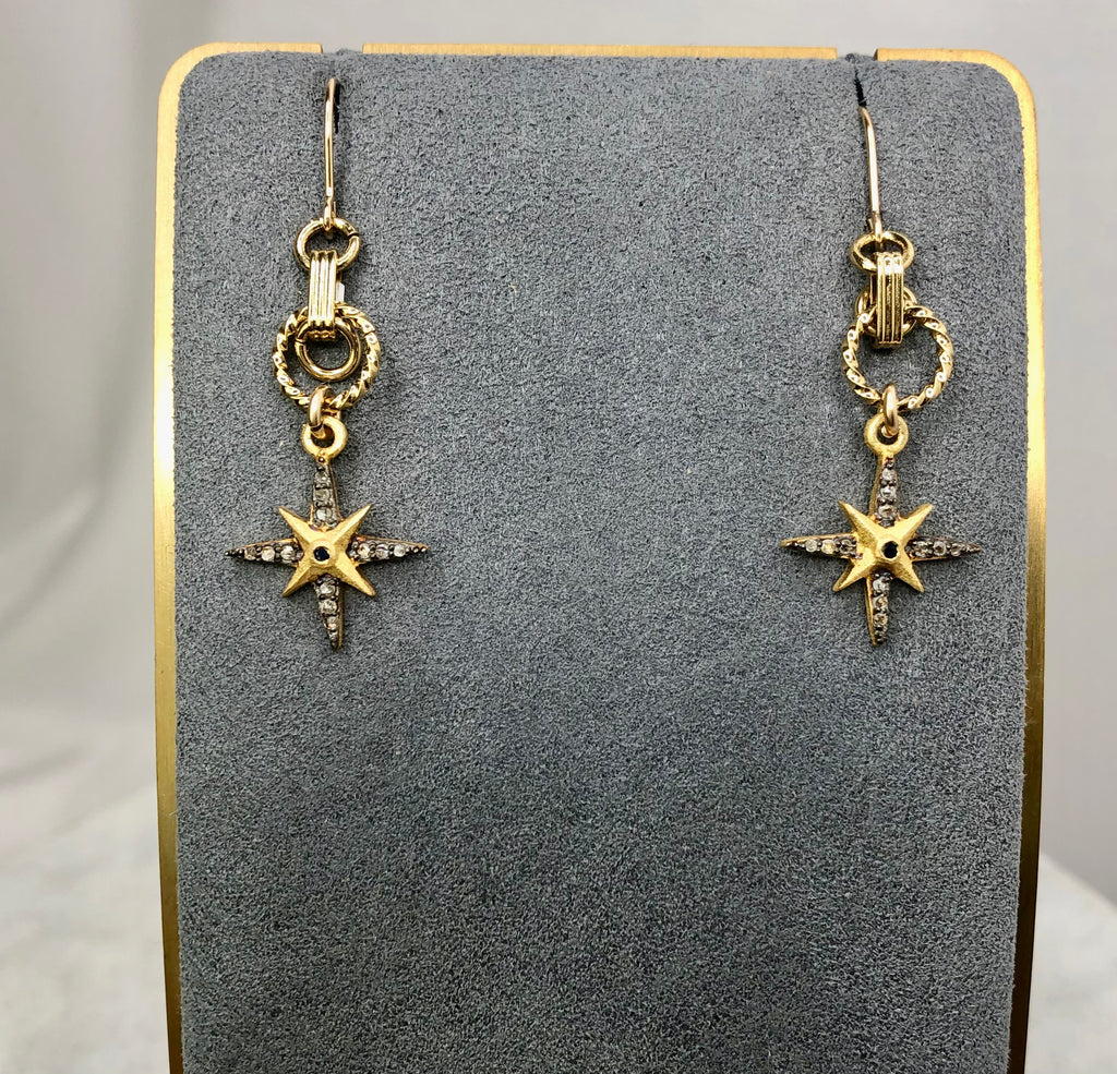 Earrings - Splendor Diuamond Star Earrings