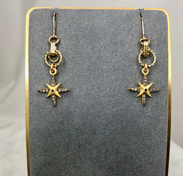 Earrings - Splendor Diuamond Star Earrings