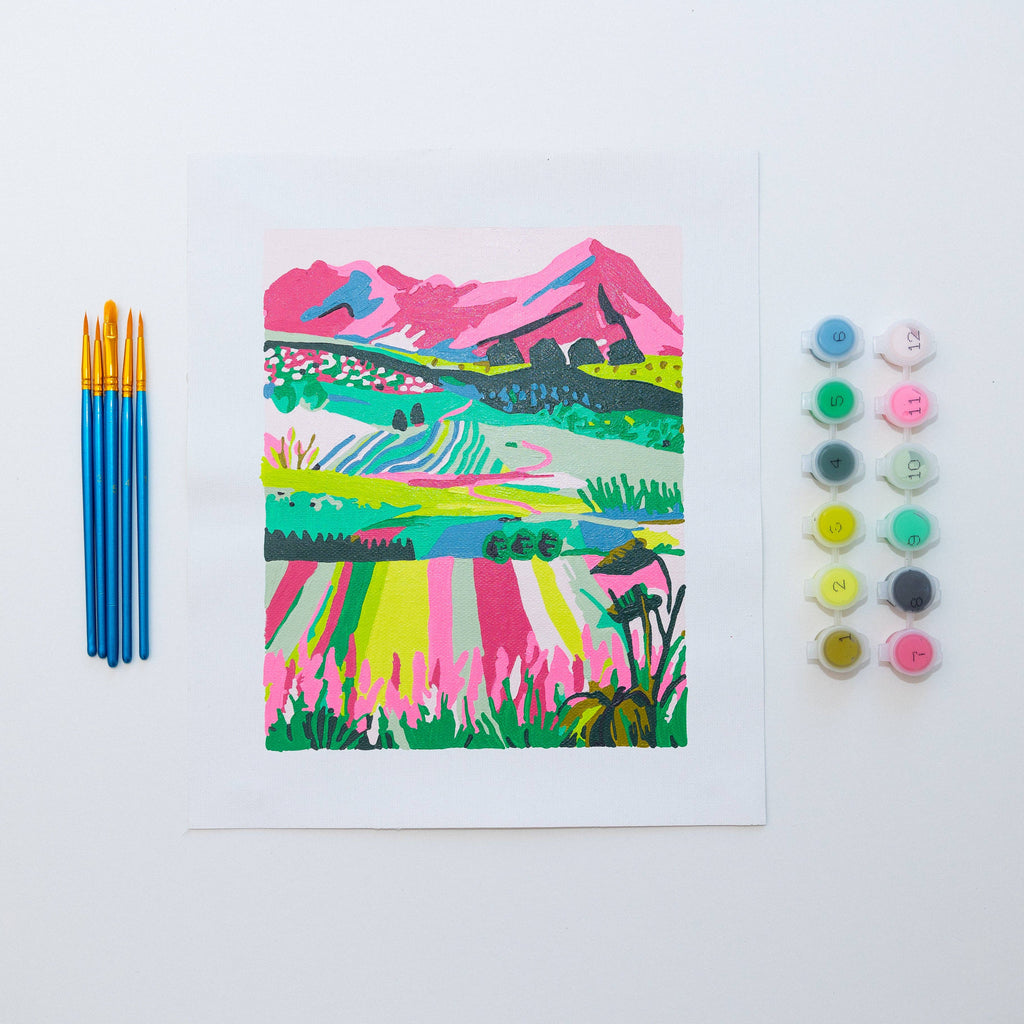 Paint by Numbers - Flower Field