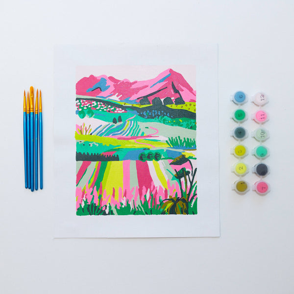 Paint by Numbers - Flower Field