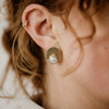 Earrings - Bali Pearl Studs in Brass or Gold