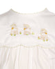 Lambikins Daygown & Diaper Cover in Woven Cream - 3M